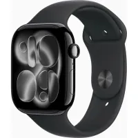 Смарт-годинник Apple Watch Series 11 GPS 46mm Jet Black Aluminium Case with Black Sport Band - S/M (MEUW4RK/A) - 1