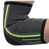 Фіксатор ліктя MadMax MFA-283 3D Compressive elbow support Dark grey/Neon green S (MFA-283_S) - 5