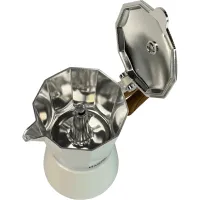 Гейзерна кавоварка Magio Бежева 3 порції 150 мл (MG-1007) - 2