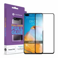 Скло захисне MakeFuture Huawei P40 Full Cover Full Glue (MGF-HUP40) - 1
