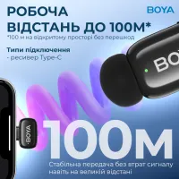 Мікрофон Boya mini-14 Type-C Black (mini-14) - Зображення 10