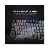 Клавіатура GamePro MK100B Blue Switch LED USB Black (MK100B) - 10