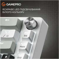 Клавіатура GamePro Genesis Silverlight MK116 USB UA Grey (MK116) - 8