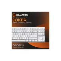 Клавіатура GamePro Genesis Joker MK124W Outemu Red Switch USB UA White (MK124W) - Зображення 8