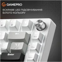 Клавіатура GamePro Genesis Silverlight MK126 USB UA Grey (MK126) - 7