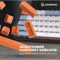 Клавіатура GamePro MK130R Hot-Swap Red Swich RGB USB UA Black (MK130R) - 5
