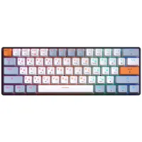 Клавіатура GamePro MK130R Hot-Swap Red Swich RGB USB UA Black (MK130R) - 1