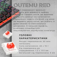 Клавіатура GamePro MK140R Red Swich Low Profile USB Dark Gray (MK140R) - 6