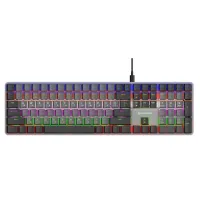 Клавіатура GamePro MK145R Red Swich Low Profile USB Dark Gray (MK145R) - 1