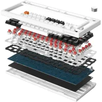 Клавіатура GamePro MK160B Hot-Swap Red Swich RGB USB UA Black (MK160B) - 2