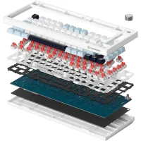 Клавіатура GamePro Genesis Warden MK160BL Outemu Swithes USB White (MK160BL) - 4