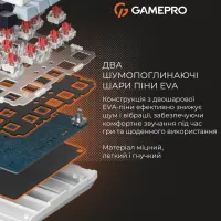Клавіатура GamePro Genesis Warden MK160BL Outemu Swithes USB White (MK160BL) - 8