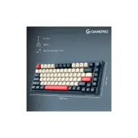 Клавиатура GamePro Asgard Yord Wireless/Bluetooth/USB UA Blue (MK266BL) - Изображение 12