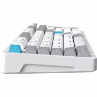 Клавиатура GamePro Asgard Drakkar Keychron Super Red Switch Wireless/Bluetooth/USB UA White (MK305WH) - Image 3