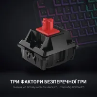 Клавіатура GamePro MK80R Red Switch RGB USB Black (MK80R) - 4