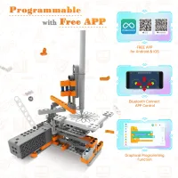 Конструктор Makerzoid Superbot Educational Building Blocks (MKZ-ID-SPB) - 7