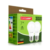 Лампочка Eurolamp LED A60 7W E27 3000K 220V акция 1+1 (MLP-LED-A60-07272(E)) - Зображення 3