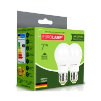 Лампочка Eurolamp LED A60 7W E27 4000K 220V акция 1+1 (MLP-LED-A60-07274(E)) - Зображення 3