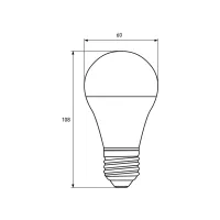 Лампочка Eurolamp LED A60 7W E27 4000K 220V акция 1+1 (MLP-LED-A60-07274(E)) - Зображення 4