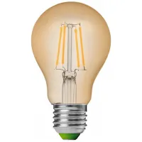Лампочка Eurolamp LED А60 800 Lm E27 4000K 2шт (MLP-LED-A60-08274(Amber)new) - Зображення 1