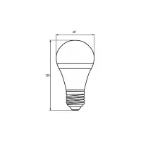 Лампочка Eurolamp LED A60 12W E27 4000K 220V (MLP-LED-A60-12274(E)) - Зображення 4