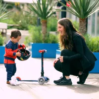 Самокат Micro Mini Deluxe Foldable LED" складний Синій" (MMD196) - Изображение 10