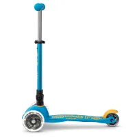 Самокат Micro Mini Deluxe Foldable LED" складний Блакитний океан" (MMD200) - Зображення 3