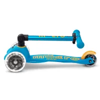 Самокат Micro Mini Deluxe Foldable LED" складний Блакитний океан" (MMD200) - Зображення 6