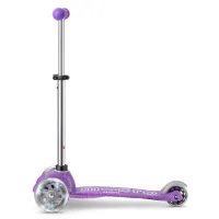 Самокат Micro Mini Deluxe Fairy Glitter LED Пурпуровий (MMD207) - 2