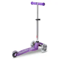Самокат Micro Mini Deluxe Fairy Glitter LED Пурпуровий (MMD207) - 3