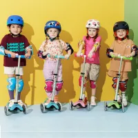 Самокат Micro Mini Deluxe Glow LED Крижаний лайм (MMD216) - 10