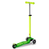Самокат Micro Maxi Deluxe Neon LED" Зелений папуга" (MMD232) - Изображение 3