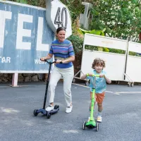 Самокат Micro Maxi Deluxe Neon LED" Зелений папуга" (MMD232) - Изображение 7