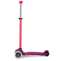 Самокат Micro Maxi Deluxe Neon LED" Ультра рожевий" (MMD233) - Изображение 2