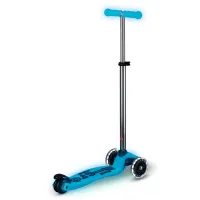 Самокат Micro серії Maxi Deluxe Glow LED" Синій кришталь" (MMD366) - Изображение 4
