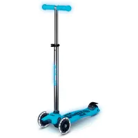 Самокат Micro серії Maxi Deluxe Glow LED" Синій кришталь" (MMD366) - Изображение 1