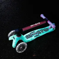 Самокат Micro Mini Deluxe складний серії Foldable Orion Glow LED" Рожевий" (MMD373) - Зображення 7