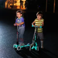 Самокат Micro Mini Deluxe складний серії Foldable Orion Glow LED" Рожевий" (MMD373) - Зображення 10