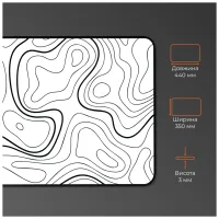 Килимок для мишки GamePro MP145AW White (MP145AW) - 4