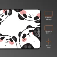 Килимок для мишки GamePro Speed/Control White (MP145WP) - 4