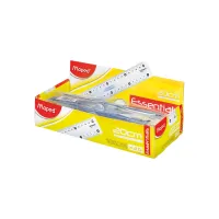 Лінійка Maped пластикова ESSENTIALS, 20см, двостороння шкала, прозорий (MP.146108) - Зображення 2