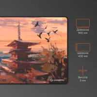 Килимок для мишки GamePro Speed/Control Black-Orange (MP275J) - 6