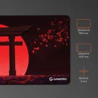 Килимок для мишки GamePro Speed/Control Black-Red (MP275R) - 4