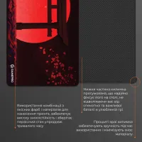 Килимок для мишки GamePro Speed/Control Black-Red (MP275R) - 5