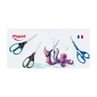 Ножиці Maped ESSENTIALS SOFT 210мм, чорний із синім (MP.468310) - Зображення 3