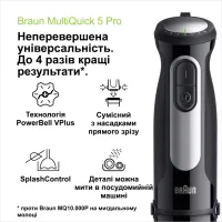 Блендер Braun MQ 55755 MBK - Изображение 2