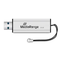 USB флеш накопичувач Mediarange 256GB Black/Silver USB 3.0 (MR919) - 3