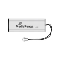 USB флеш накопичувач Mediarange 256GB Black/Silver USB 3.0 (MR919) - 1