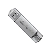USB флеш накопичувач Mediarange 128GB Silver USB 3.0 / Type-C (MR938) - 1