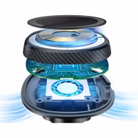 Універсальний автотримач Grand-X MT-15W MagSafe з зарядкою 15W (кріплення на дефлектор) (MT-15W) - Image 10